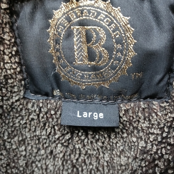 Bradford Exchange Land of the Free American Eagle Flag Leather Bomber Jacket Lar - Picture 6 of 9